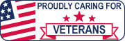 Proudly Caring for Veterans Logo